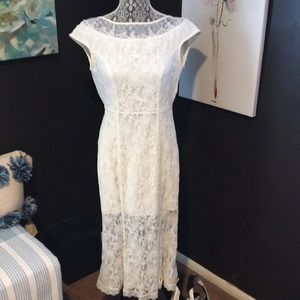 Vintage White lace dress 👗 NWT XS size